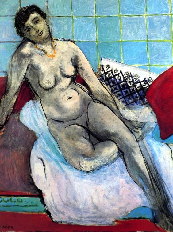 Grey Nude (1929) Henri Matisse tablo - Dekolata