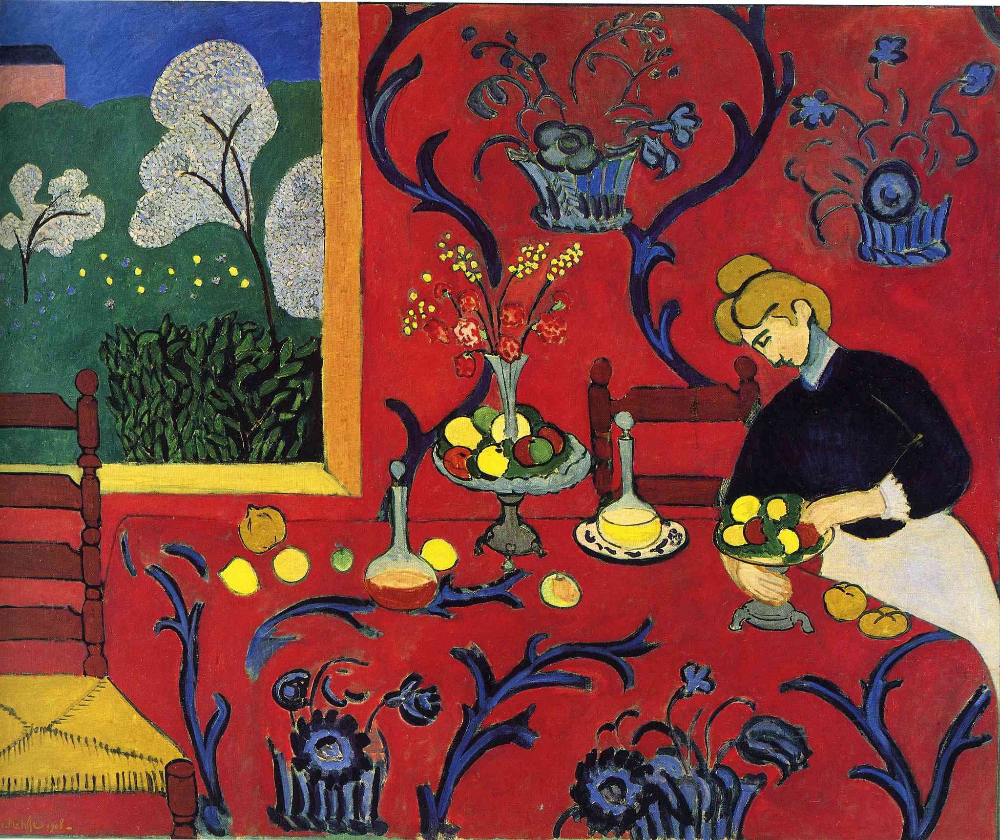Harmony in Red (1908) Henri Matisse tablo - Dekolata