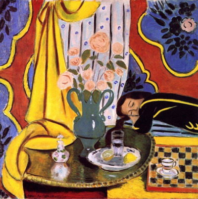 Harmony in Yellow (1927) Henri Matisse tablo - Dekolata