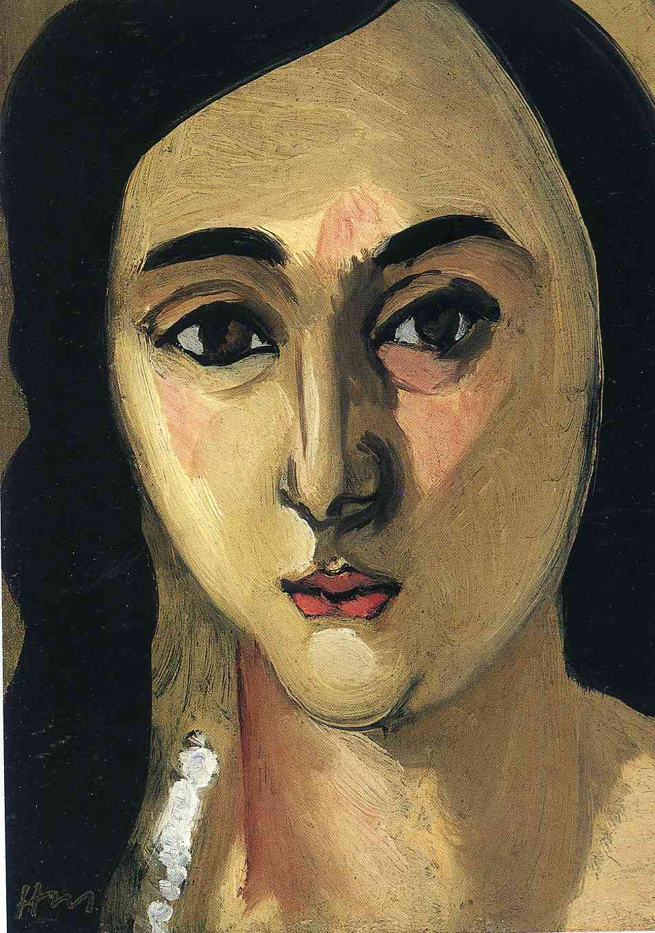 Head of Lorette (1916) Henri Matisse tablo - Dekolata