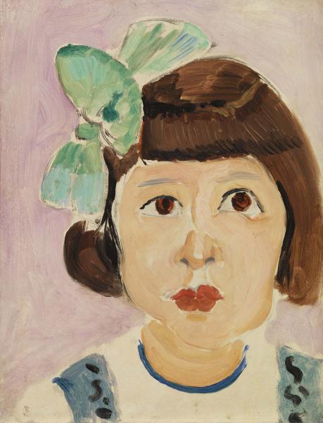 Head of a Young Girl (1917) Henri Matisse tablo - Dekolata