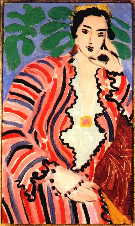 Helene (1937) Henri Matisse tablo - Dekolata