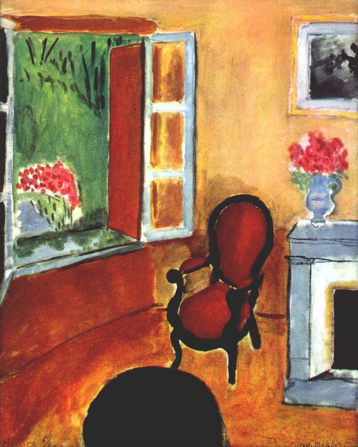 Interior (1940) Henri Matisse tablo - Dekolata