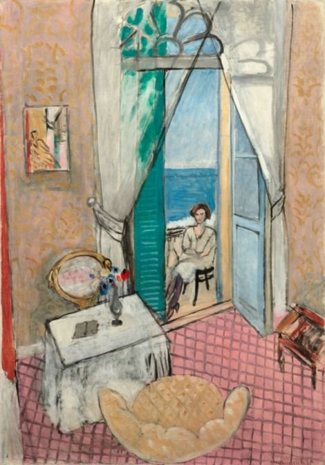 Interior at Nice (1919) Henri Matisse tablo - Dekolata