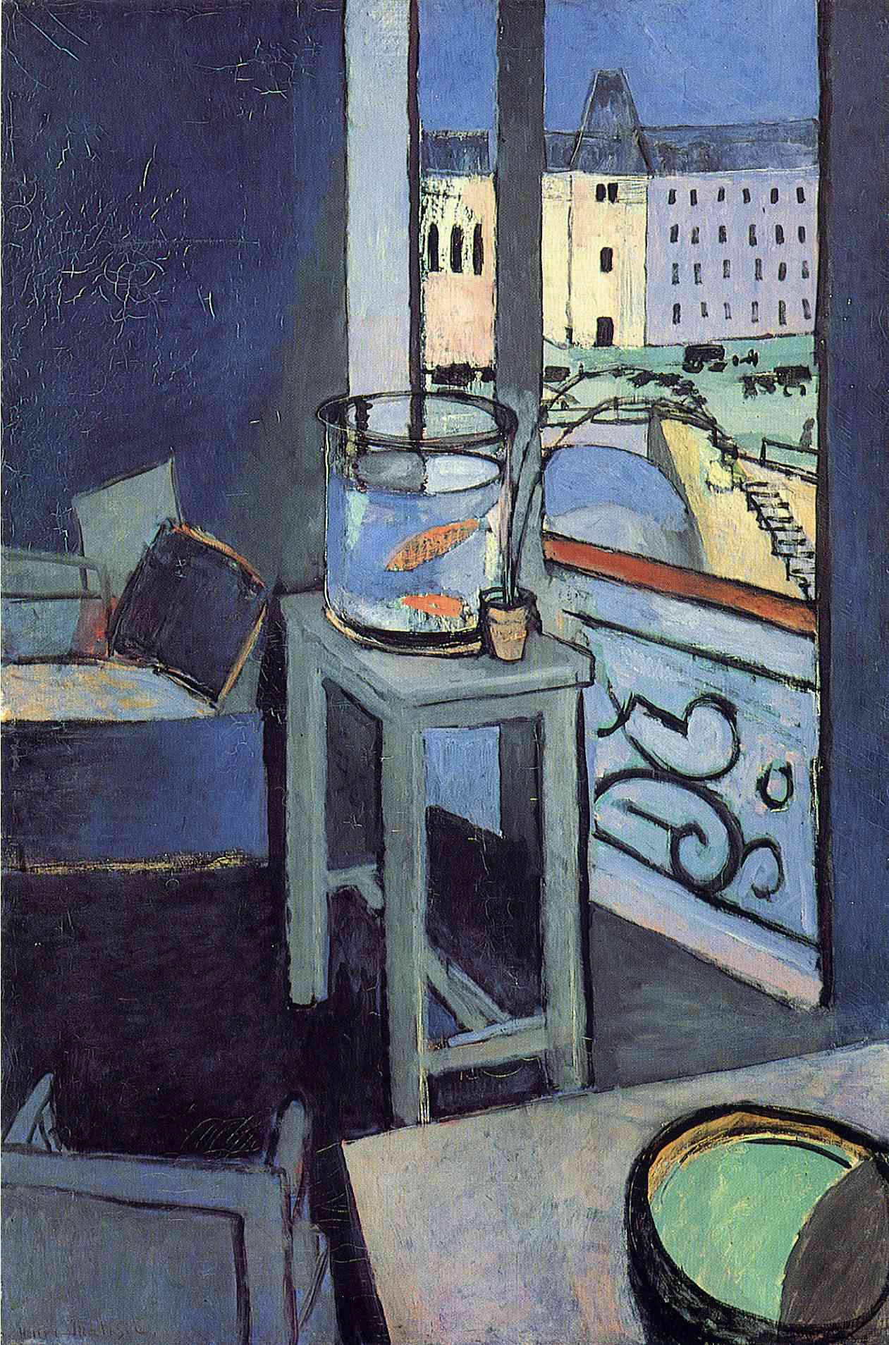 Interior with a Bowl with Red Fish (1914) Henri Matisse tablo - Dekolata