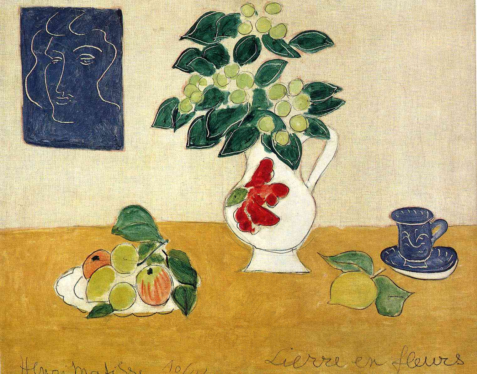 Ivy in Flower (1941) Henri Matisse tablo - Dekolata