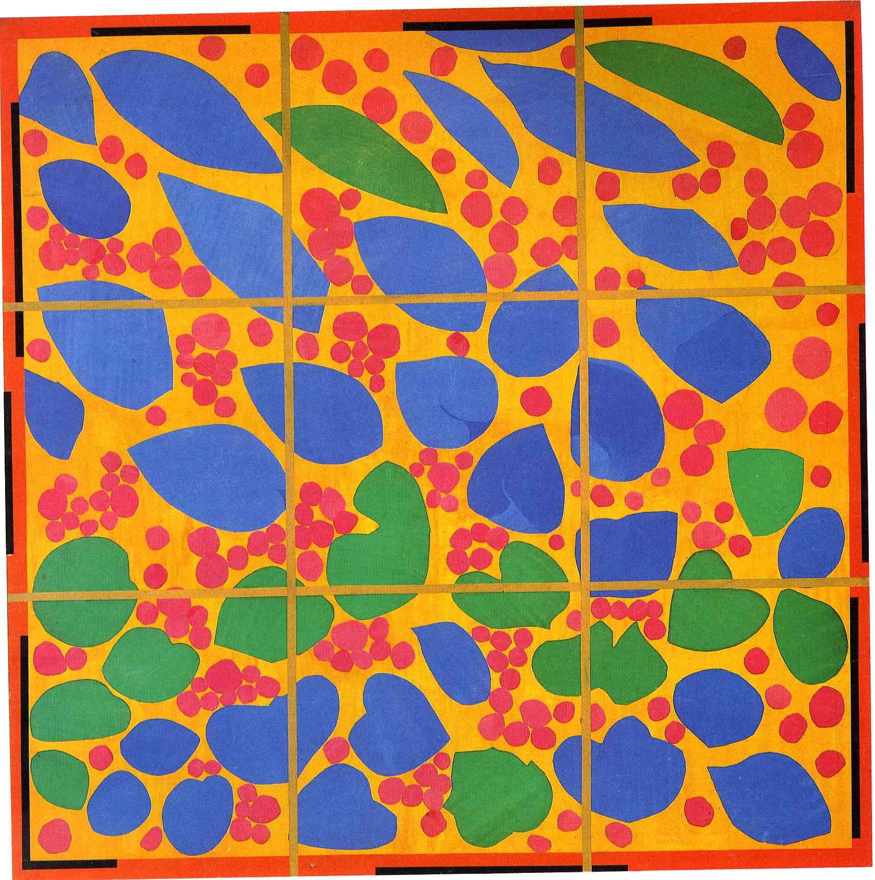 Ivy in Flower (1953) – Henri Matisse Tablo