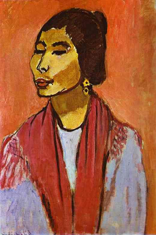 Joaquina (1911) Henri Matisse tablo - Dekolata