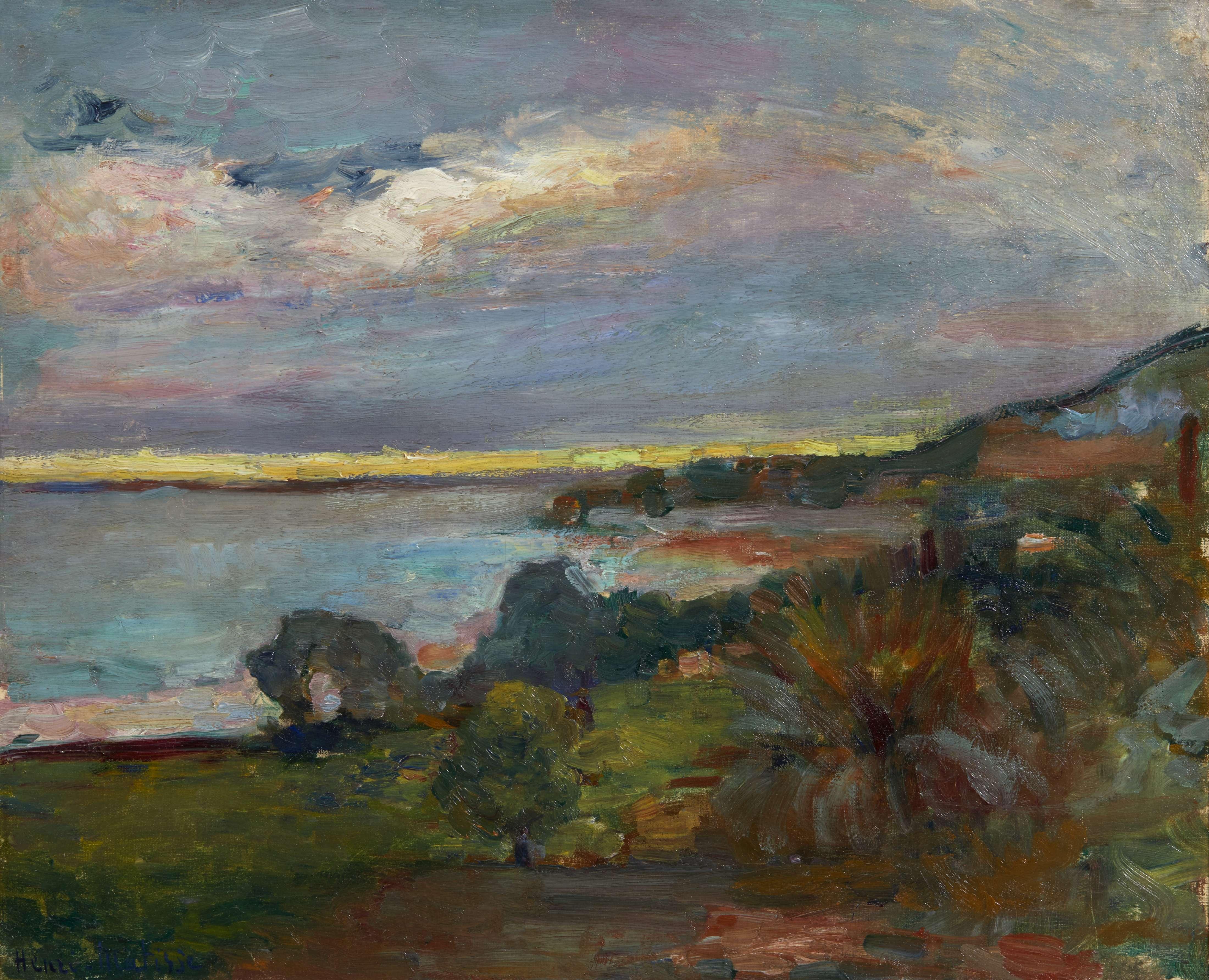 La Mer En Corse, Le Scoud (1898) – Henri Matisse Tablo