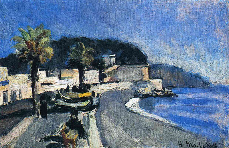 La Promenade des Anglais (1917) Henri Matisse tablo - Dekolata