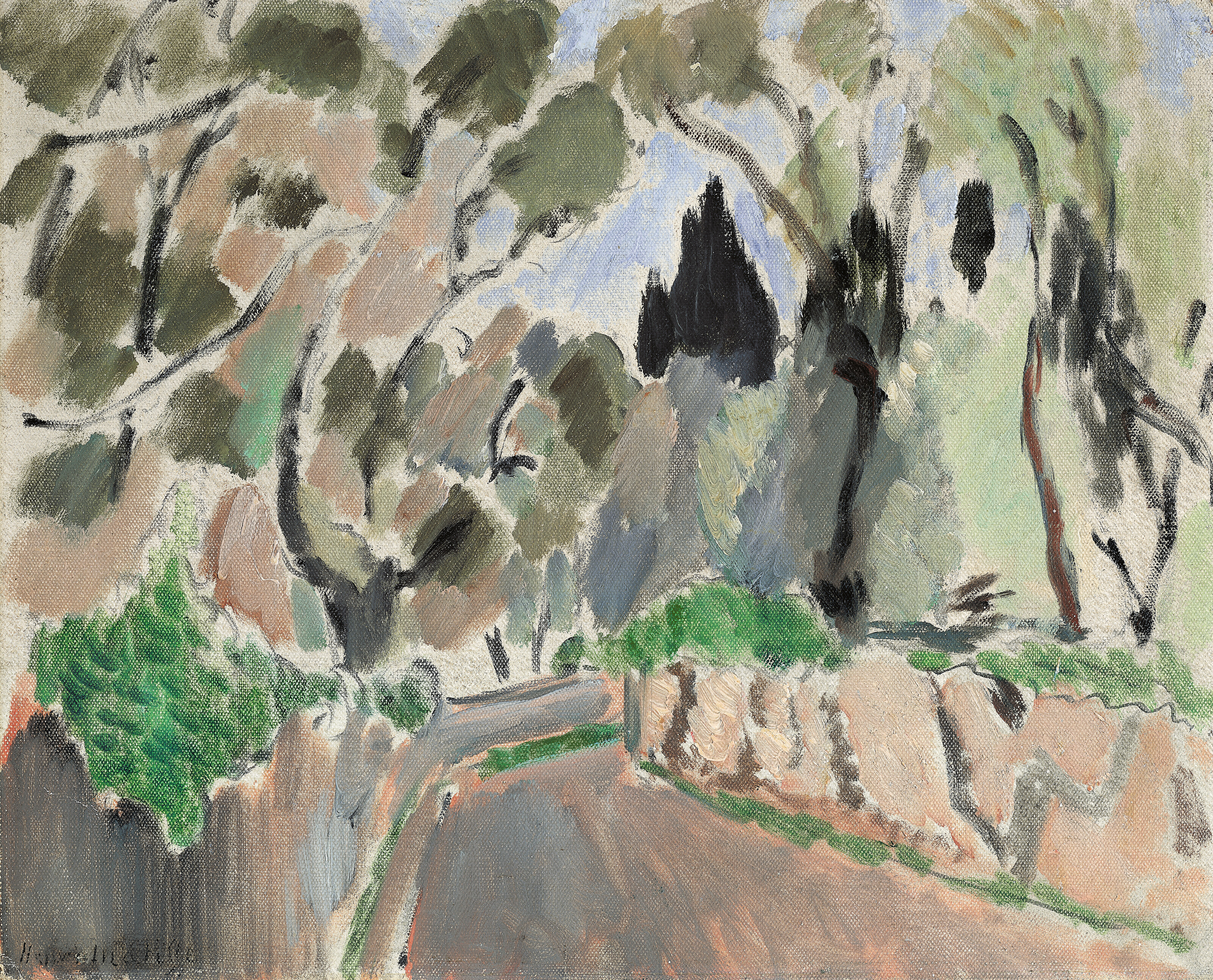La Route (1918) – Henri Matisse Tablo