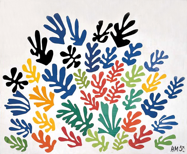 La gerbe (1953) Henri Matisse tablo - Dekolata