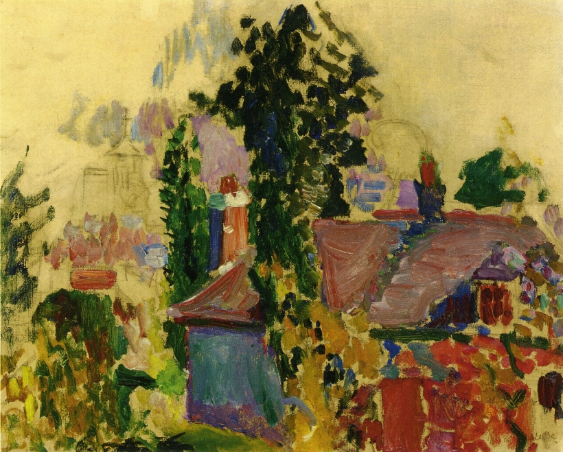 Landscape (1903) Henri Matisse tablo - Dekolata