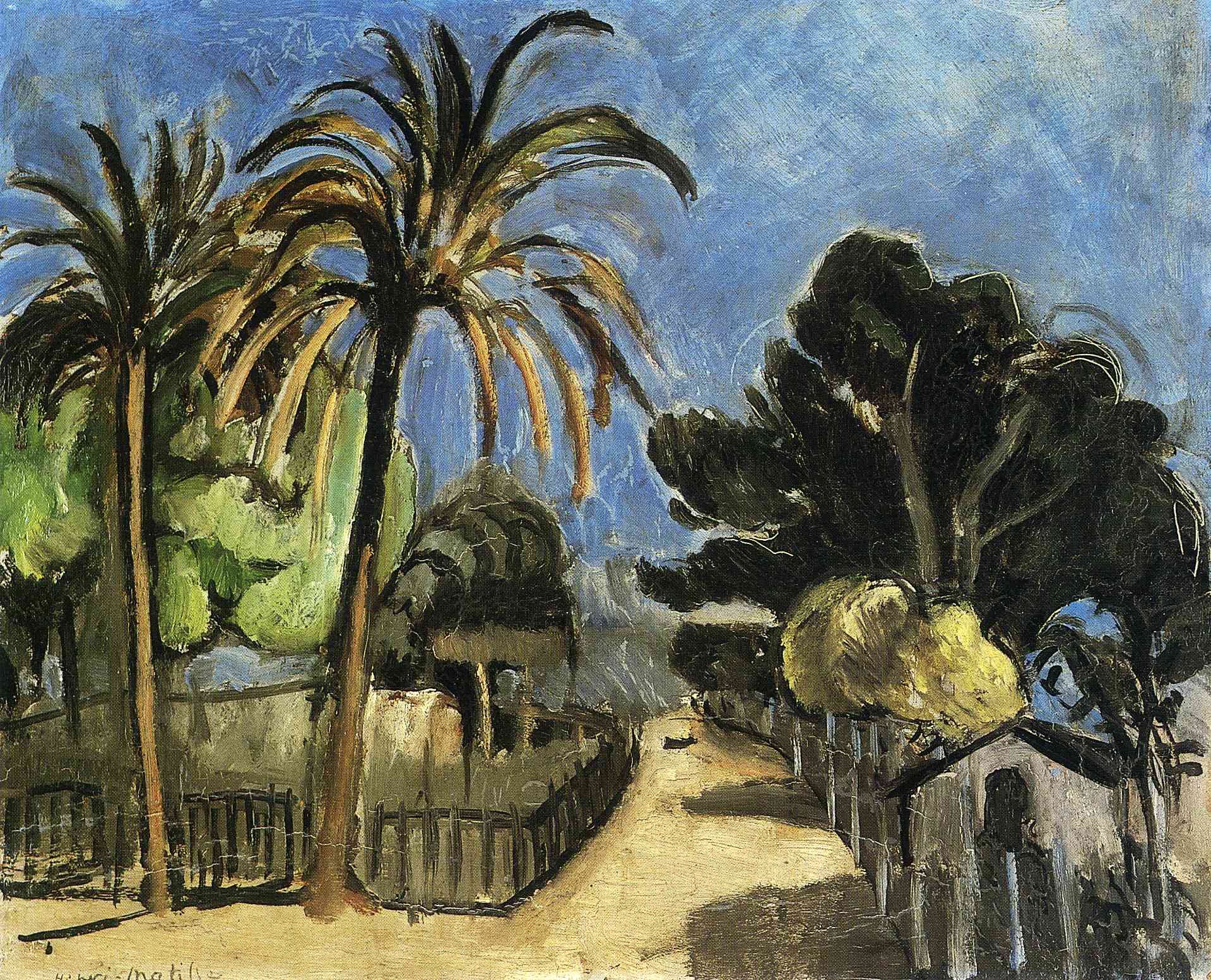 Landscape (1917) Henri Matisse tablo - Dekolata