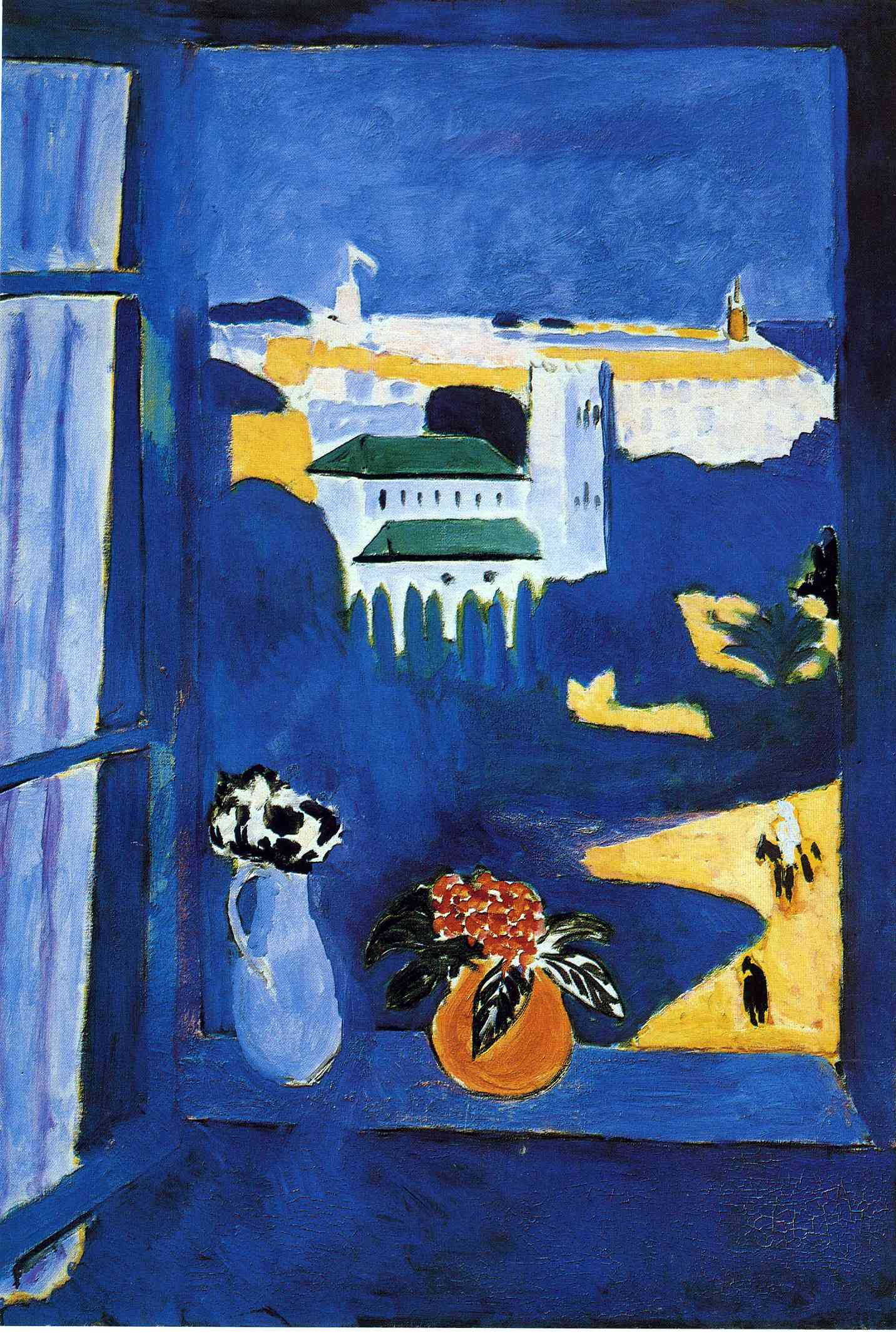 Landscape viewed from a Window (1913) Henri Matisse tablo - Dekolata