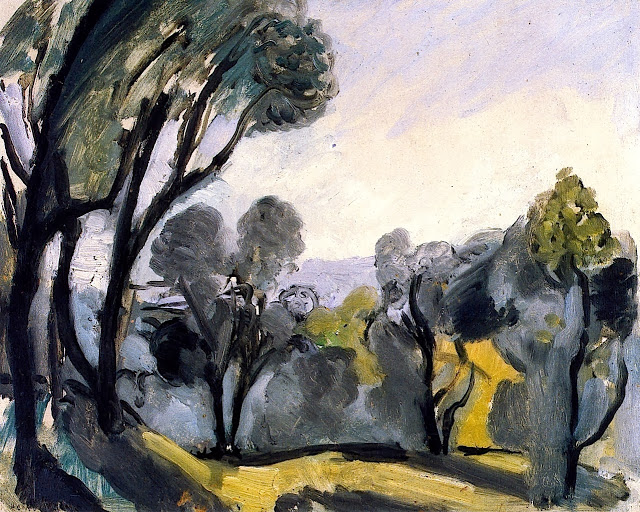 Landscape with Olive Trees (1918) Henri Matisse tablo - Dekolata