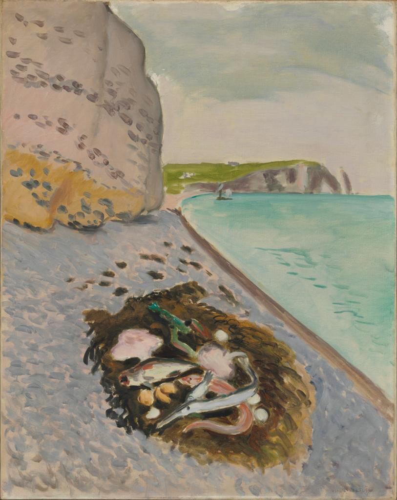 Large Cliff with Fish (1920) – Henri Matisse Tablo