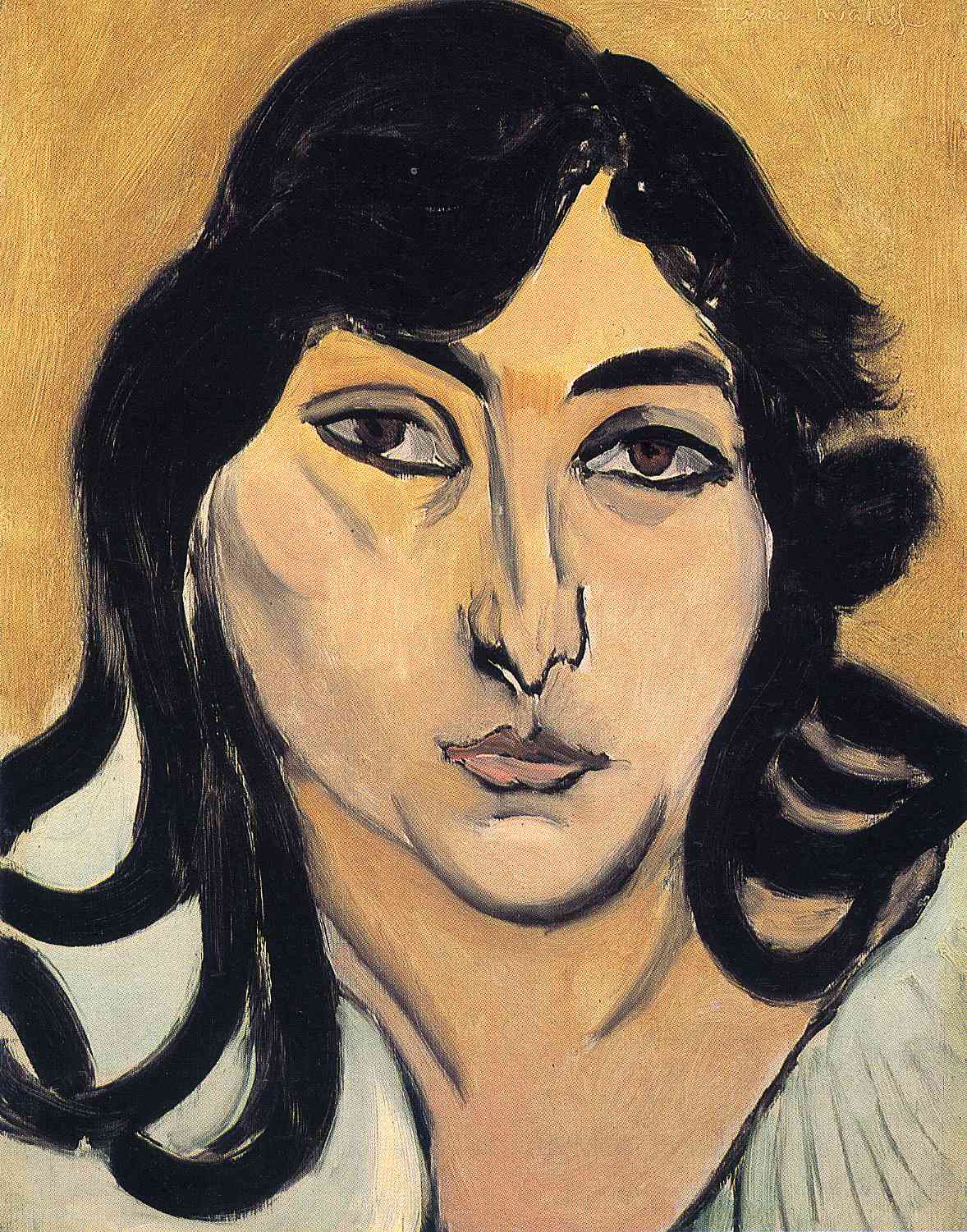 Laurette with Long Locks (1917) Henri Matisse tablo - Dekolata