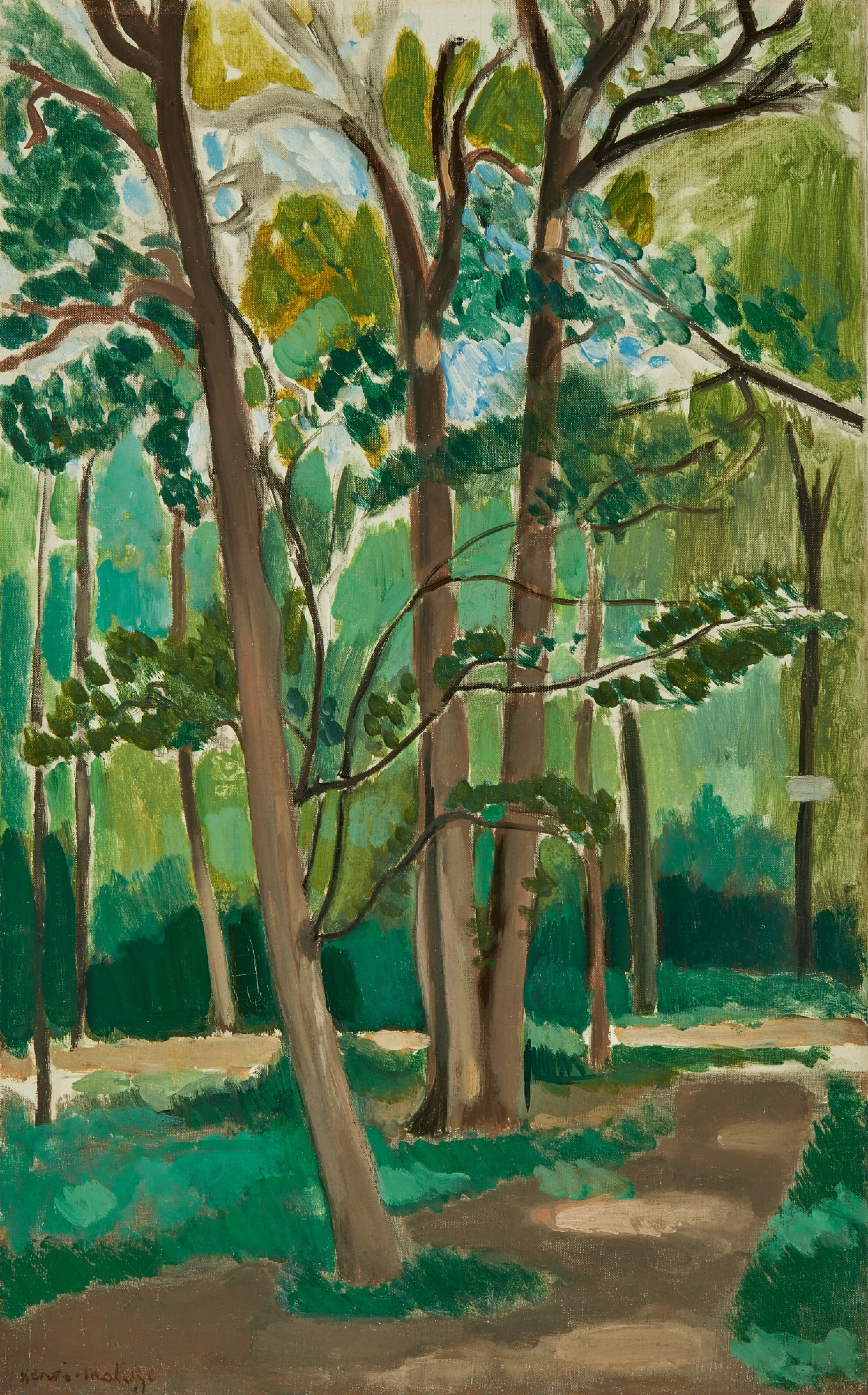 Le Carrefour De Malabry (1917) Henri Matisse tablo - Dekolata