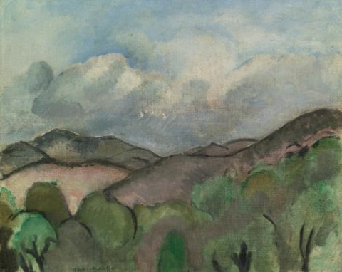 Le Mont Chauve À Nice (1918) – Henri Matisse Tablo