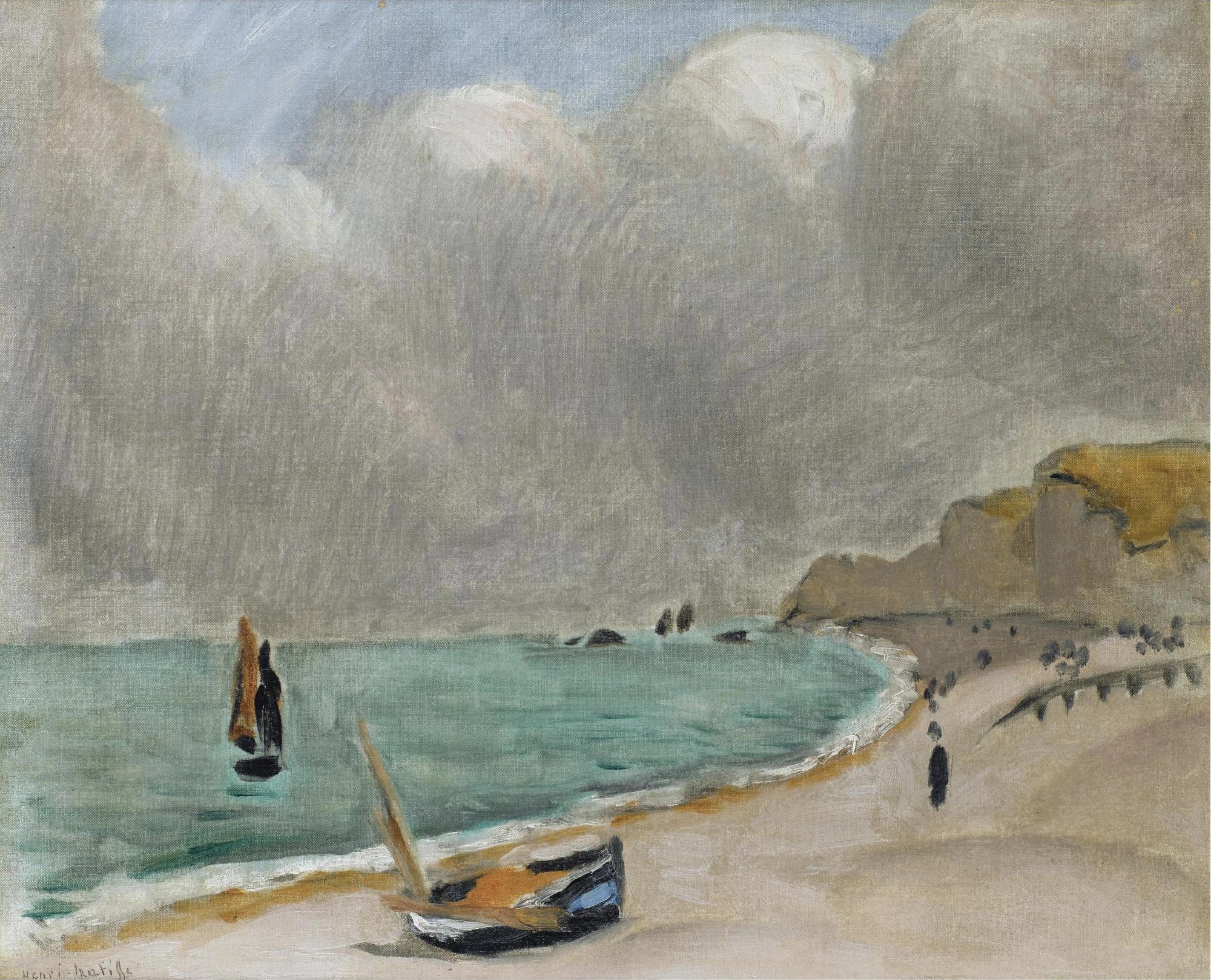 Le Rivage, Etretat (1920) Henri Matisse tablo - Dekolata