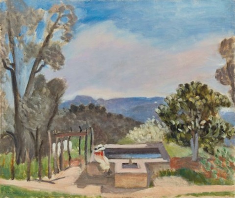 Le Vivier (Paysage De Provence) (1923) Henri Matisse tablo - Dekolata