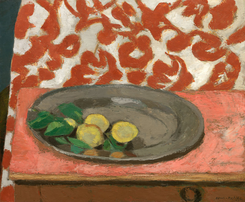 Lemons on a Pewter Plate (1926) Henri Matisse tablo - Dekolata