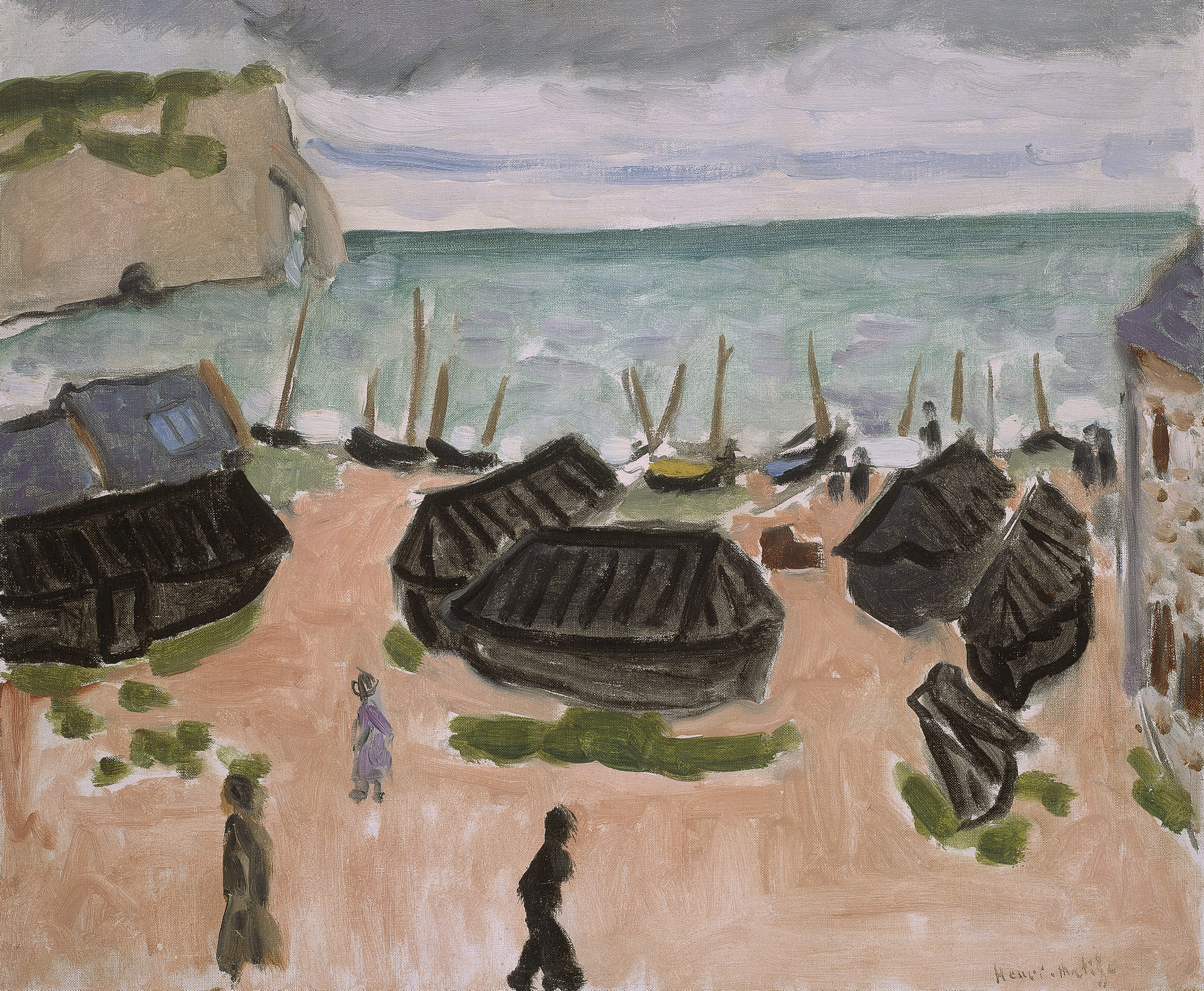 Les Caloges, Etretat (1920) Henri Matisse tablo - Dekolata