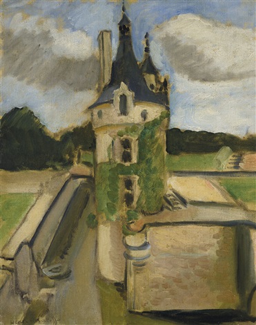 Lla Tour De Chenonceaux (1917) Henri Matisse tablo - Dekolata