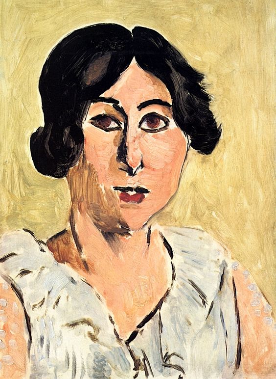 Lorette with Black Eyes (1917) Henri Matisse tablo - Dekolata
