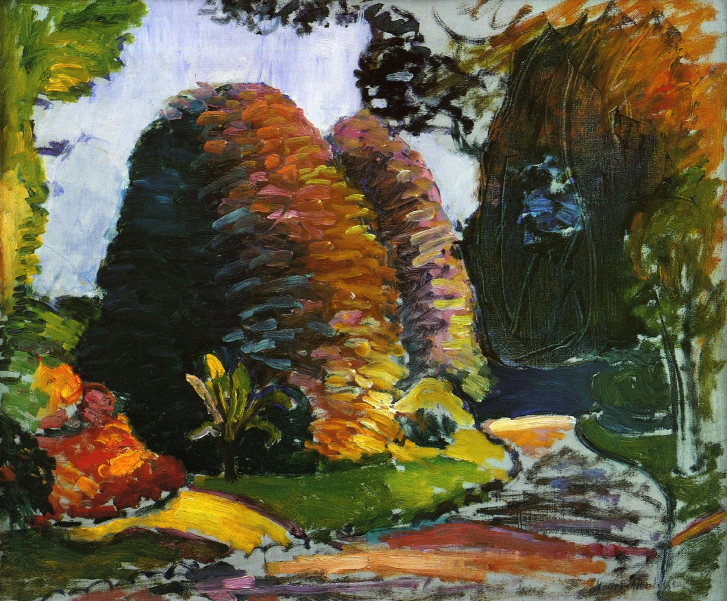 Luxembourg Gardens (1902) – Henri Matisse Tablo