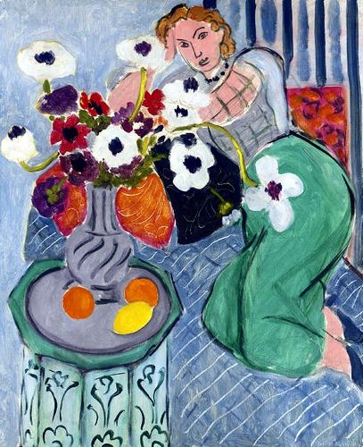 L’Odalisque, Harmonie Bleue (1937) – Henri Matisse Tablo