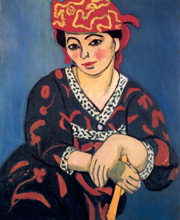 Madame Matisse, The Red Madras Headdress (1907) – Henri Matisse Tablo