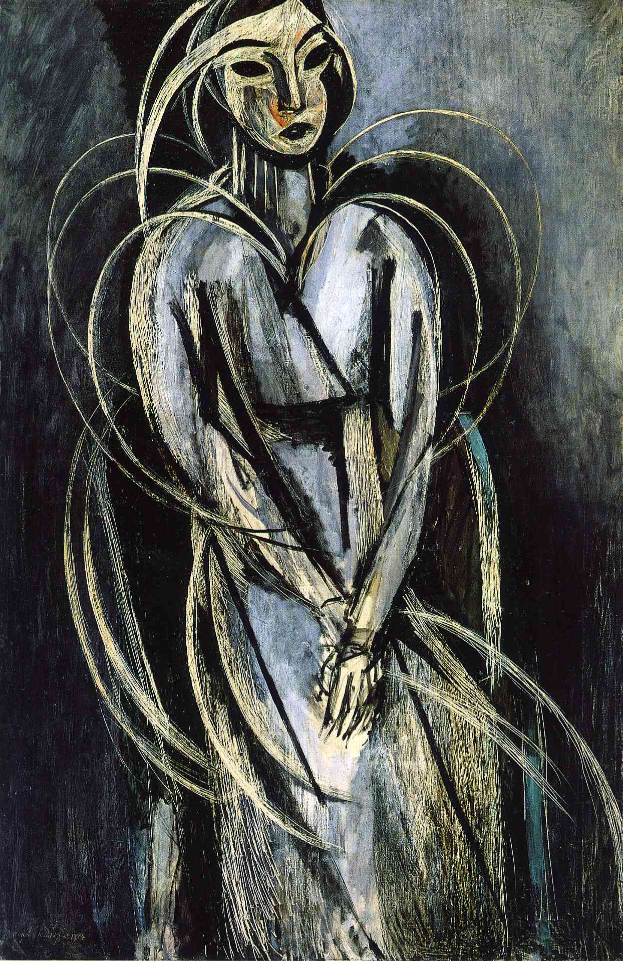 Madame Yvonne Landsberg (1914) Henri Matisse tablo - Dekolata