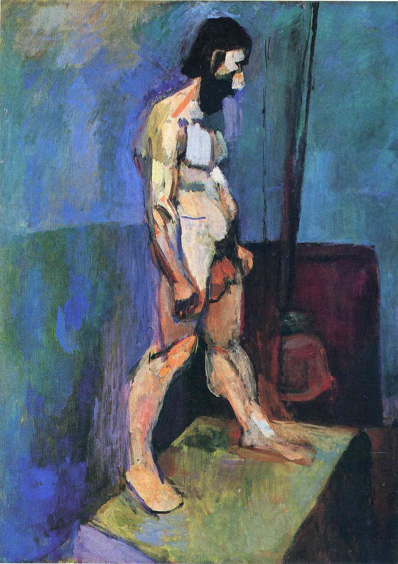 Male Model (1900) – Henri Matisse Tablo