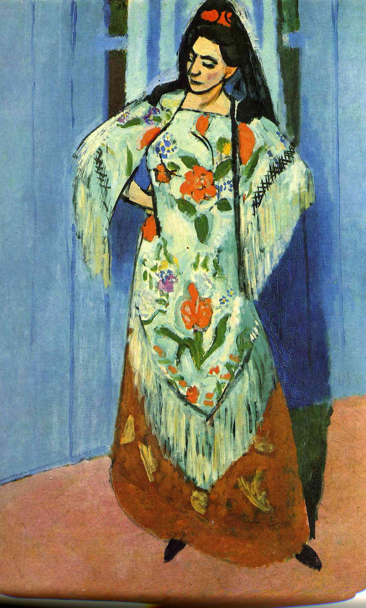 Manila Shawl (1911) Henri Matisse tablo - Dekolata
