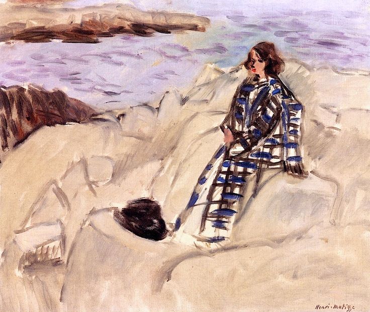 Marguerite Ad Antibes (1922) Henri Matisse tablo - Dekolata