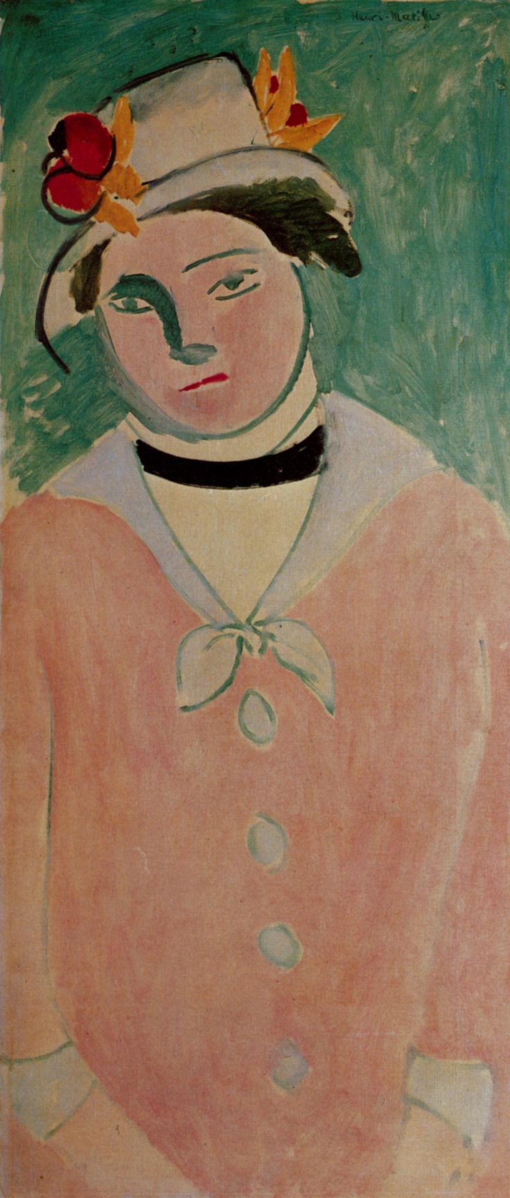 Marguerite with Hat (1914) Henri Matisse tablo - Dekolata