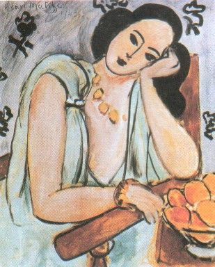 Monique Bourgeois (1943) Henri Matisse tablo - Dekolata