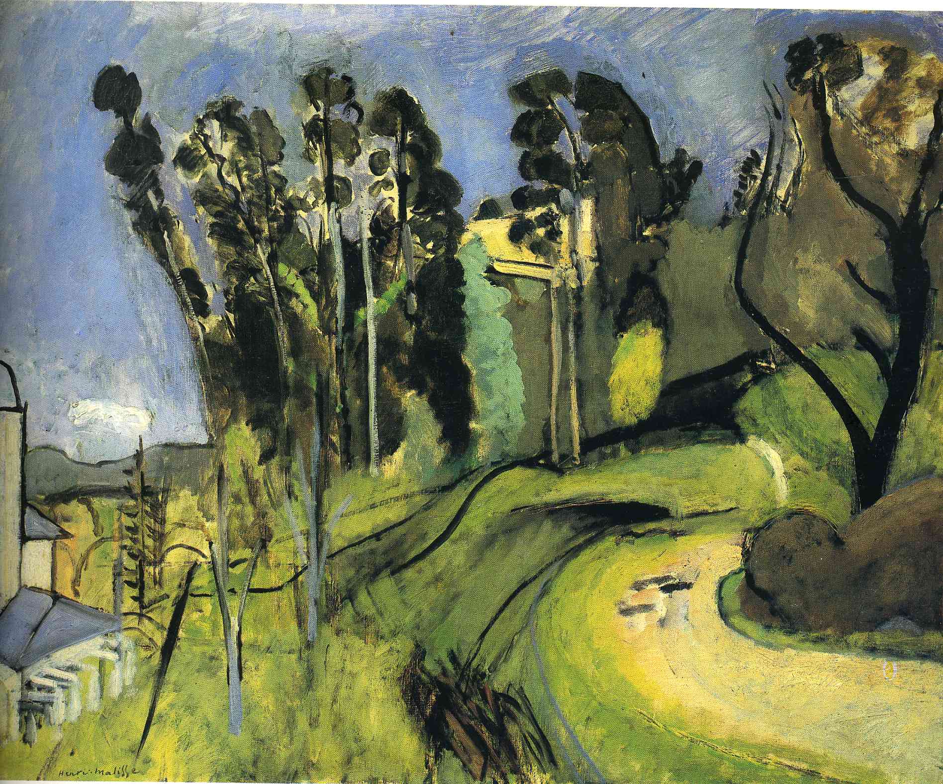 Montalban, Landscape (1918) – Henri Matisse Tablo