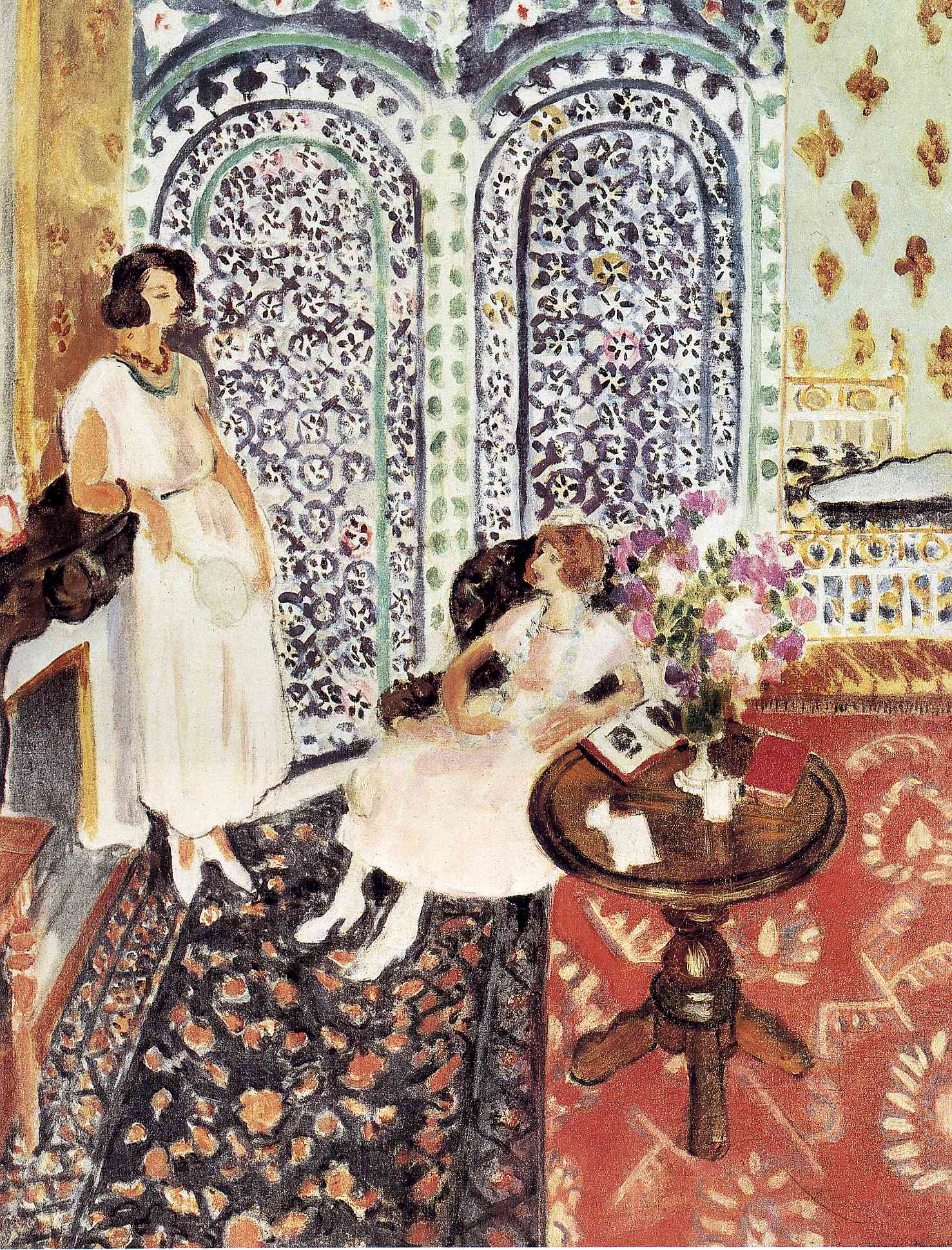 Moorish Screen (1921) Henri Matisse tablo - Dekolata