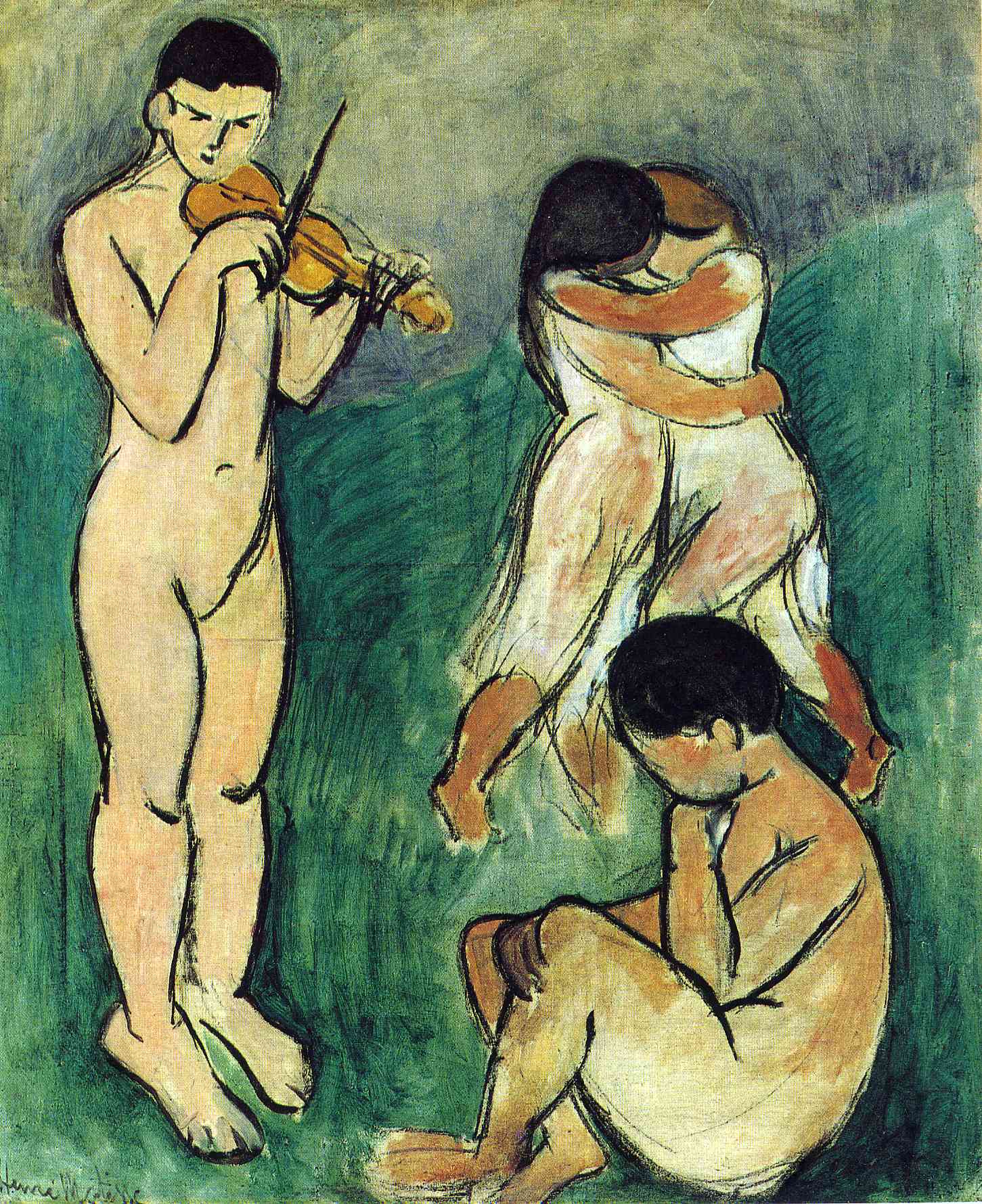 Music (Sketch) (1907) Henri Matisse tablo - Dekolata
