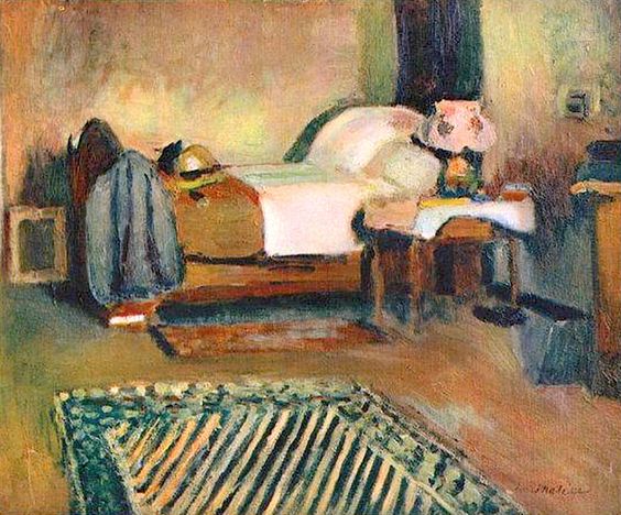 My Room in Ajaccio (1898) Henri Matisse tablo - Dekolata
