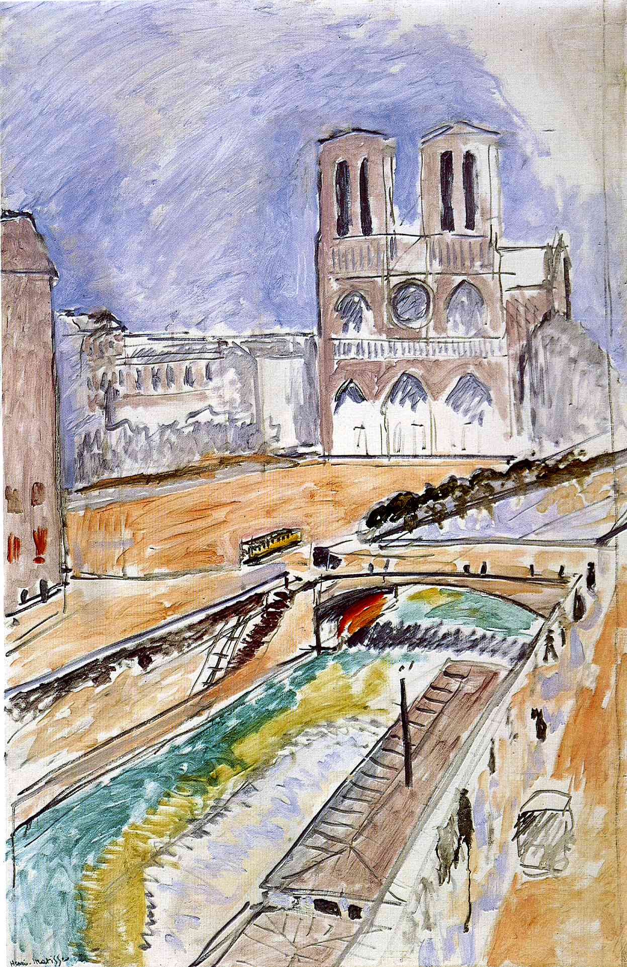 Notre Dame (1914) Henri Matisse tablo - Dekolata