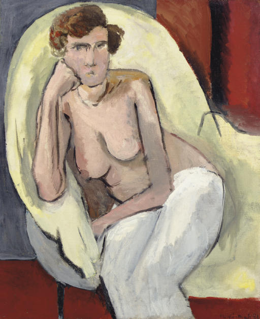 Nu Accoudé (1919) – Henri Matisse Tablo