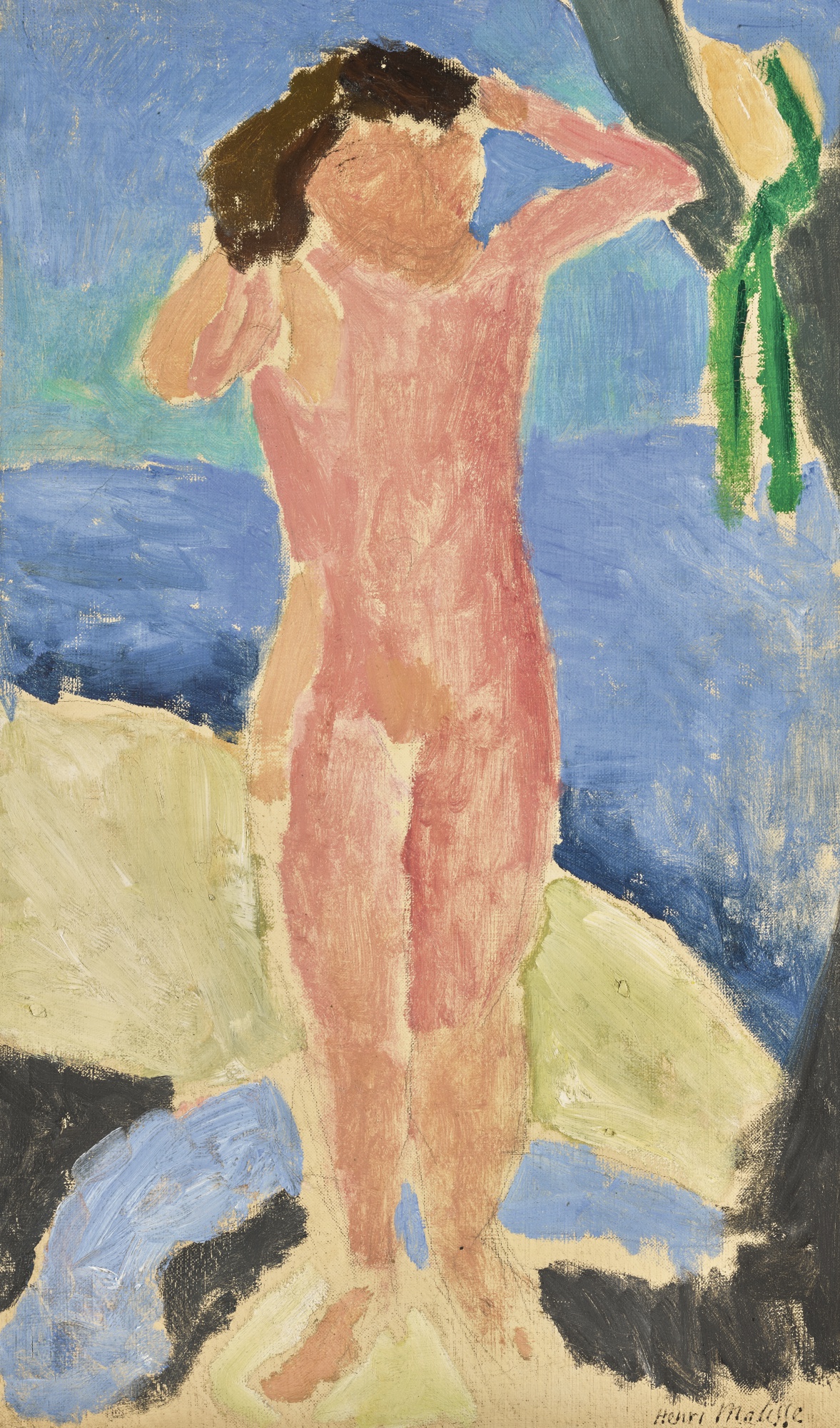 Nu Au Bord De La Mer II (1909) Henri Matisse tablo - Dekolata