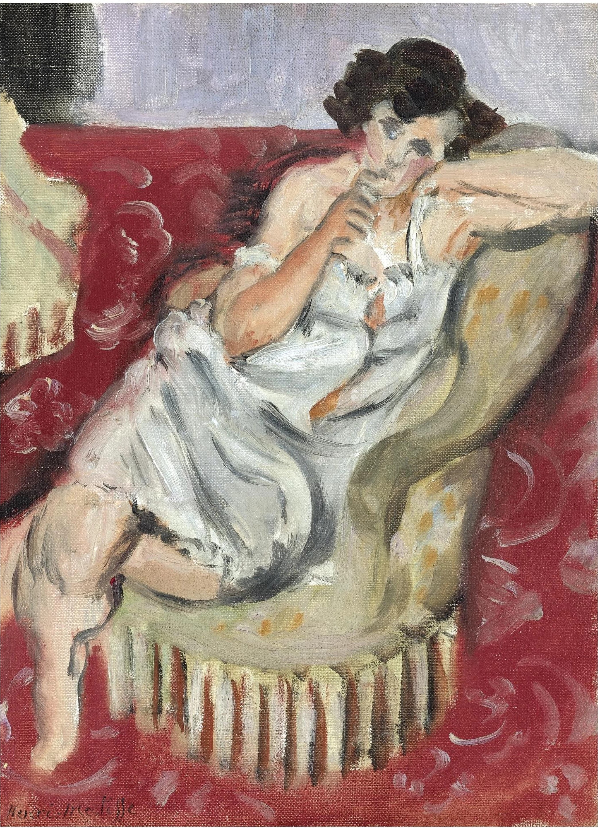 Nu Au Fauteuil (1920) – Henri Matisse Tablo