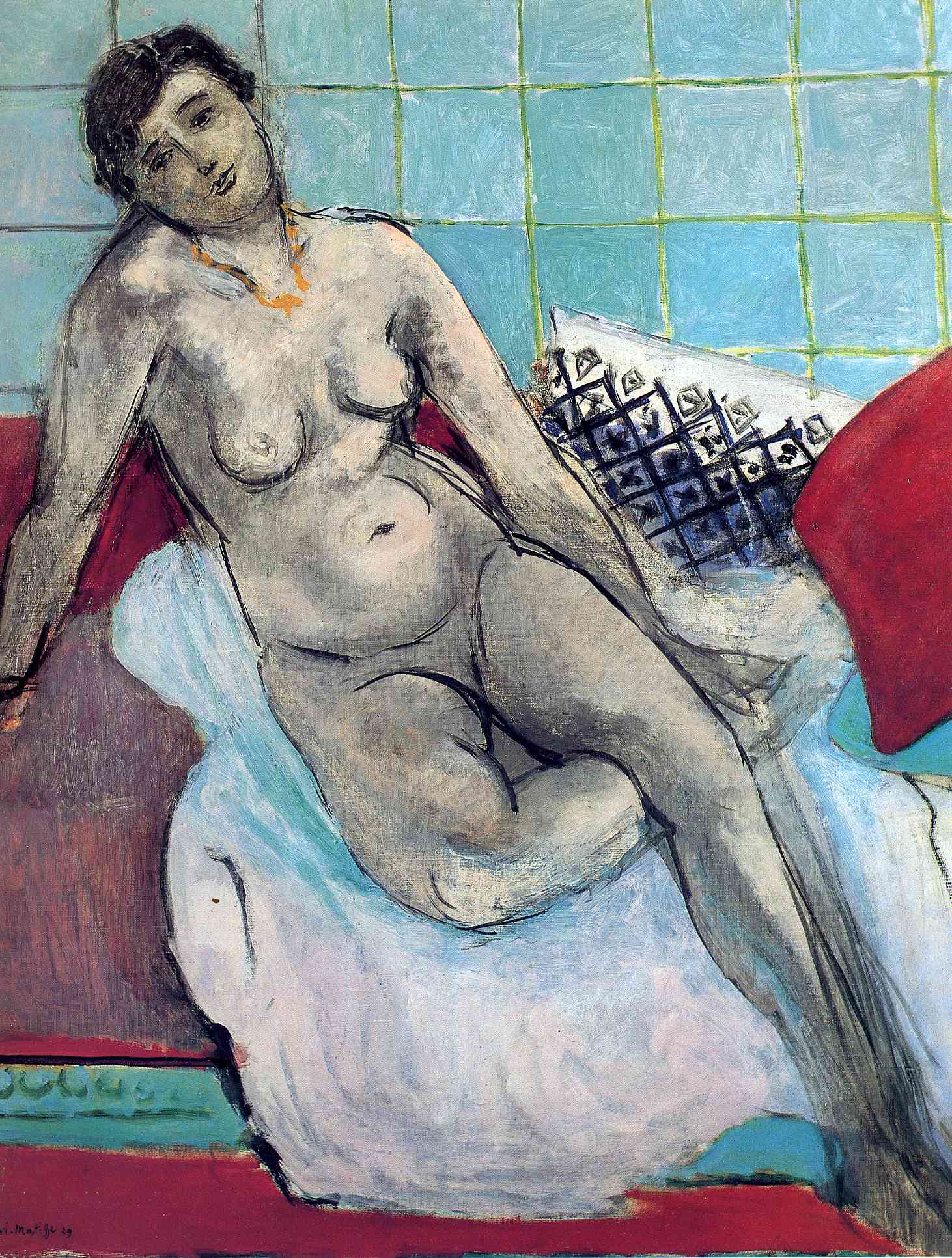 Nude Henri Matisse tablo - Dekolata