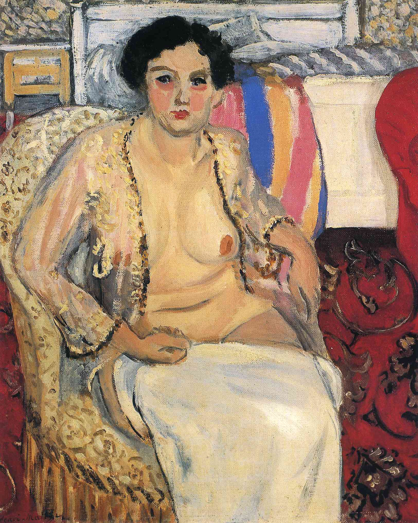 Nude (1920) Henri Matisse tablo - Dekolata