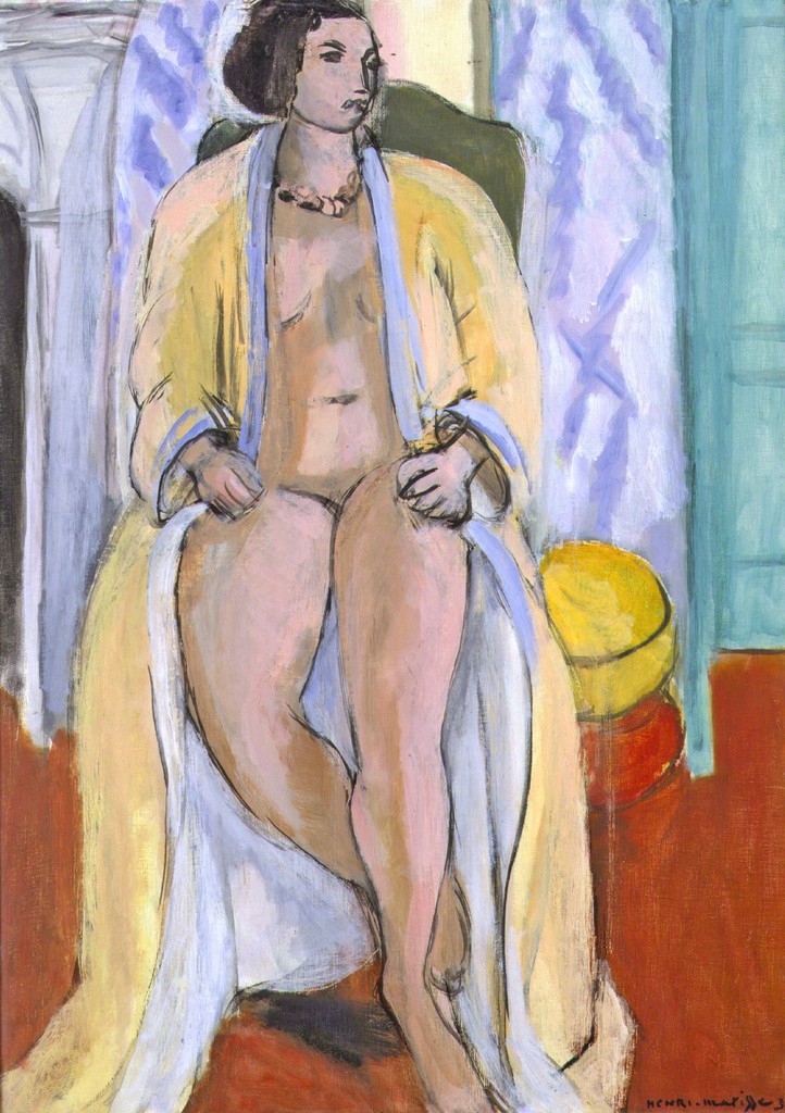 Nude in Peignoir (1930) – Henri Matisse Tablo